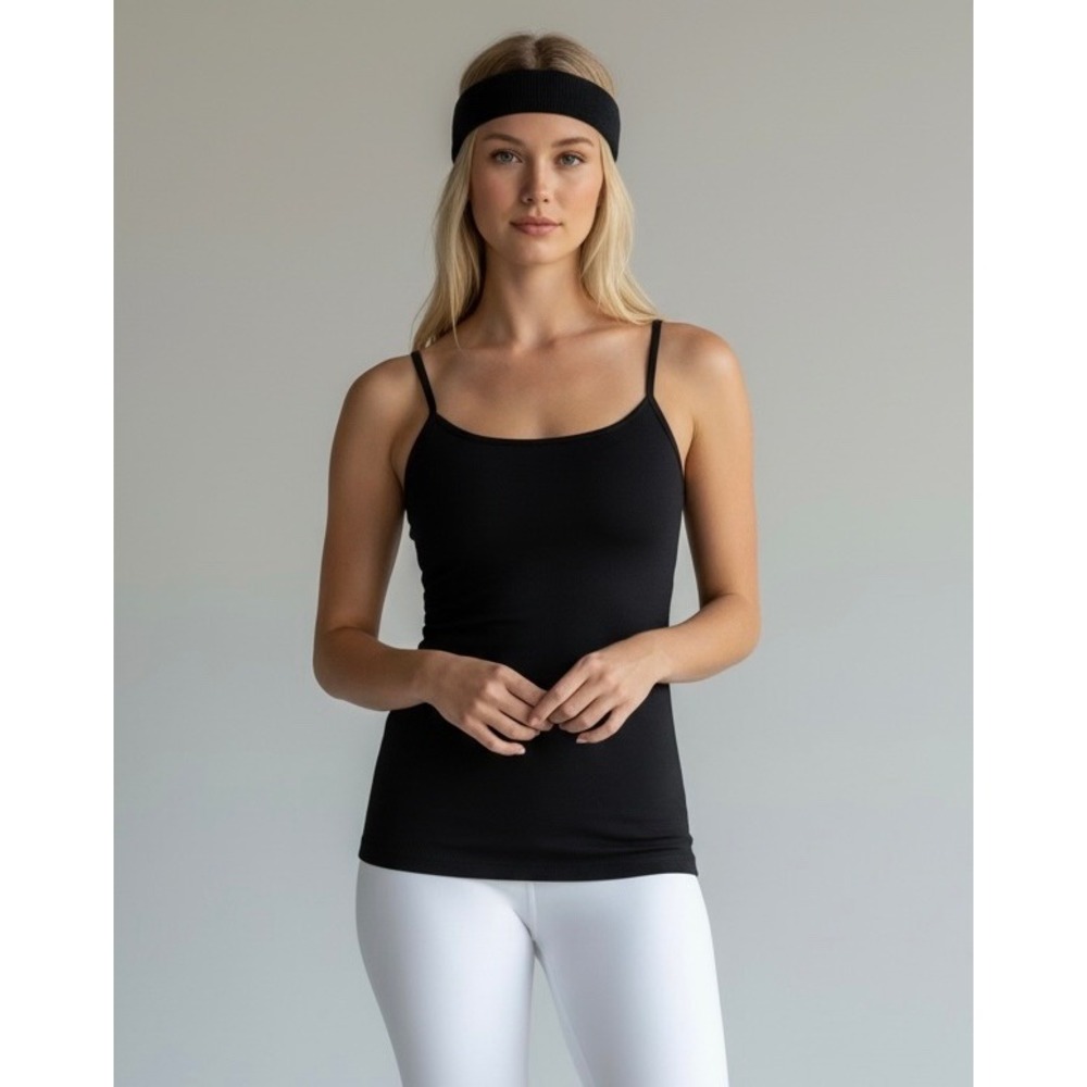 Lululemon Power Y Tank Top Size 8 Black Activewear Yoga Camisole